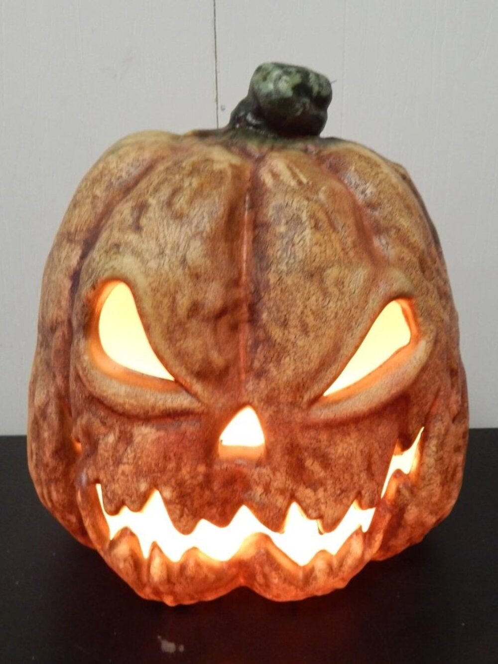 Pan Asian Pumpkin Halloween Light-Up Blow Mold Jack-O’-Lantern GARDEN GHOUL ****